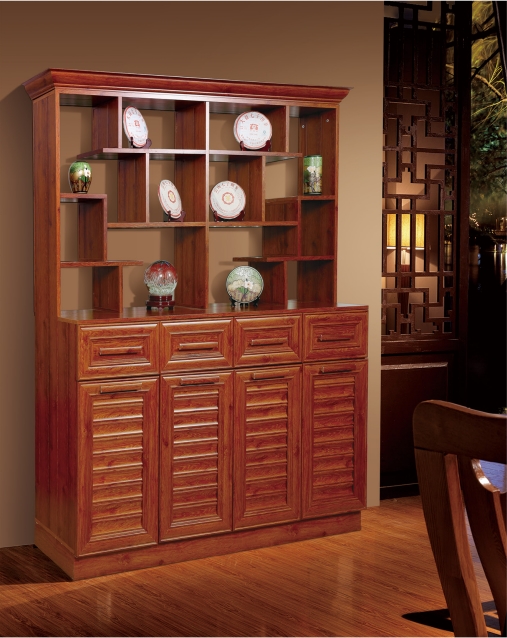 全鋁博古架-01（風格：中式；顏色：金像）